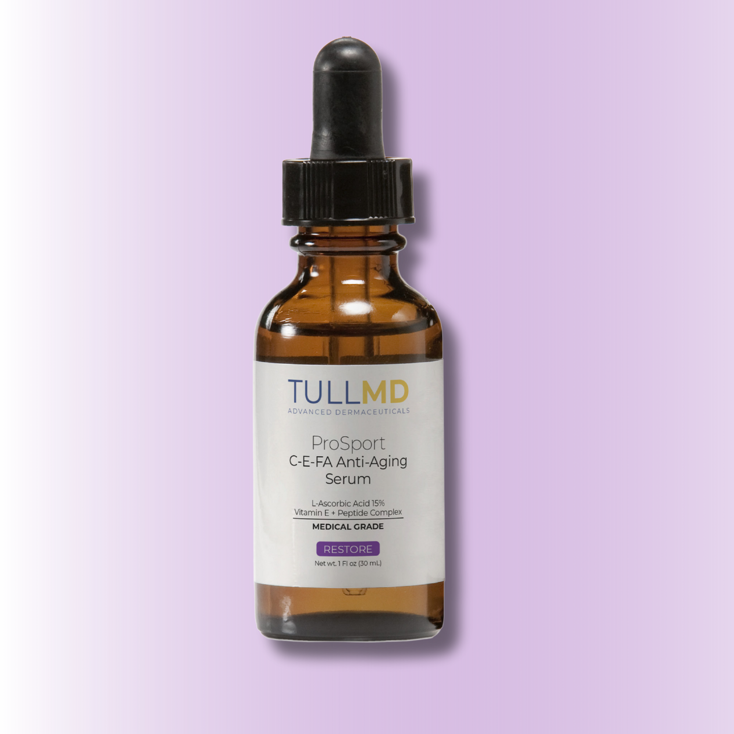 Tull MD ProSport C-E-FA Anti-Aging Serum — vitamin C, E & ferulic acid antioxidant serum for collagen and wrinkle reduction