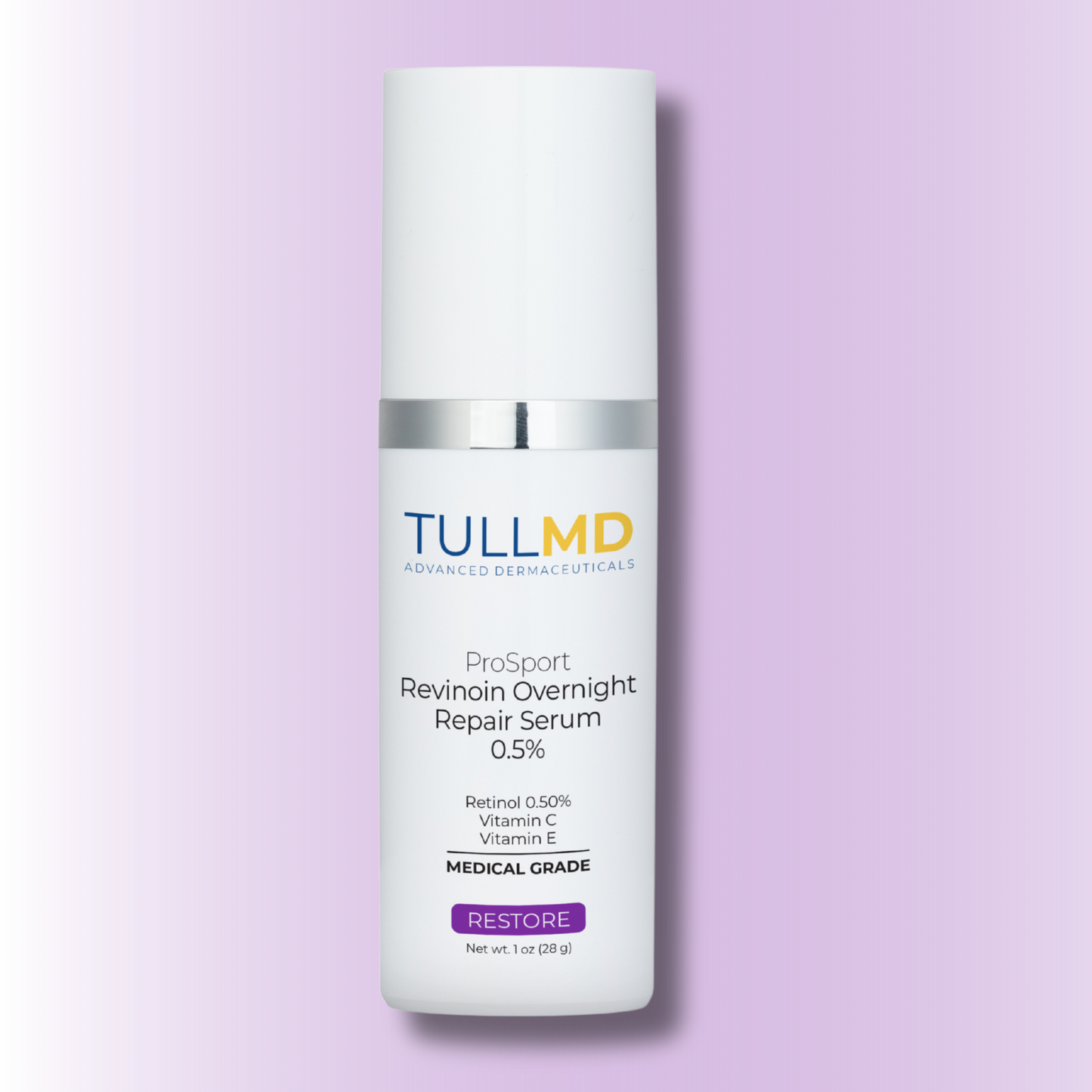 ProSport Revinoin Overnight Repair Serum 0.5% — patented retinol treatment with vitamins C & E