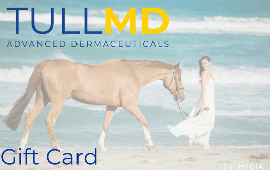 Tull MD Digital Gift Card — luxury skincare gift card, redeemable for dermatologist-developed products.